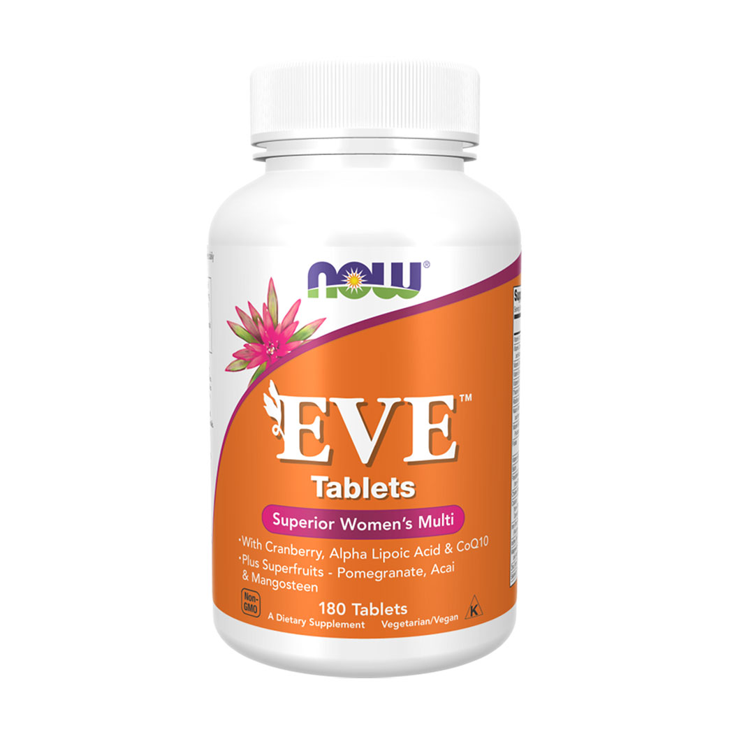 Вітаміни для жінок NOW foods EVE, 180 таблеток